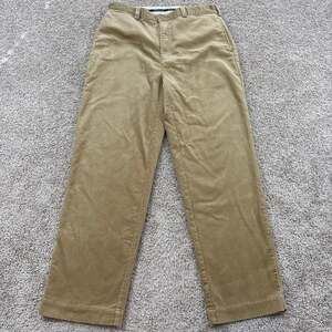 Polo Ralph Lauren Corduroy Pants Mens 36x32 Tan PHLP Straight Fit EUC